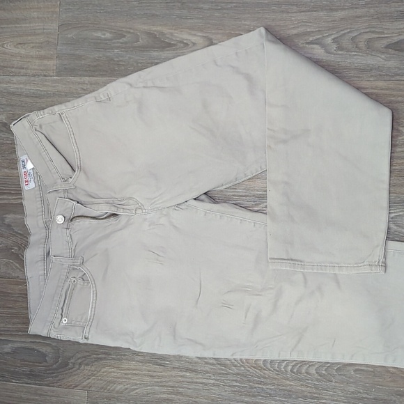 ❤️5/$25 Izod Light Gray Straight Fit Pants 34x30 - Picture 1 of 6